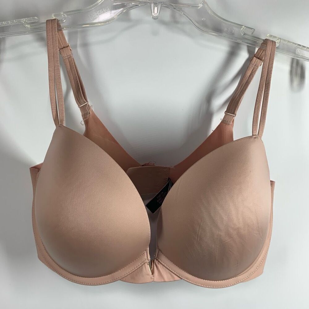 Victoria's Secret Women's Underwired Padded Push Up Bra Cream Size 34DD
